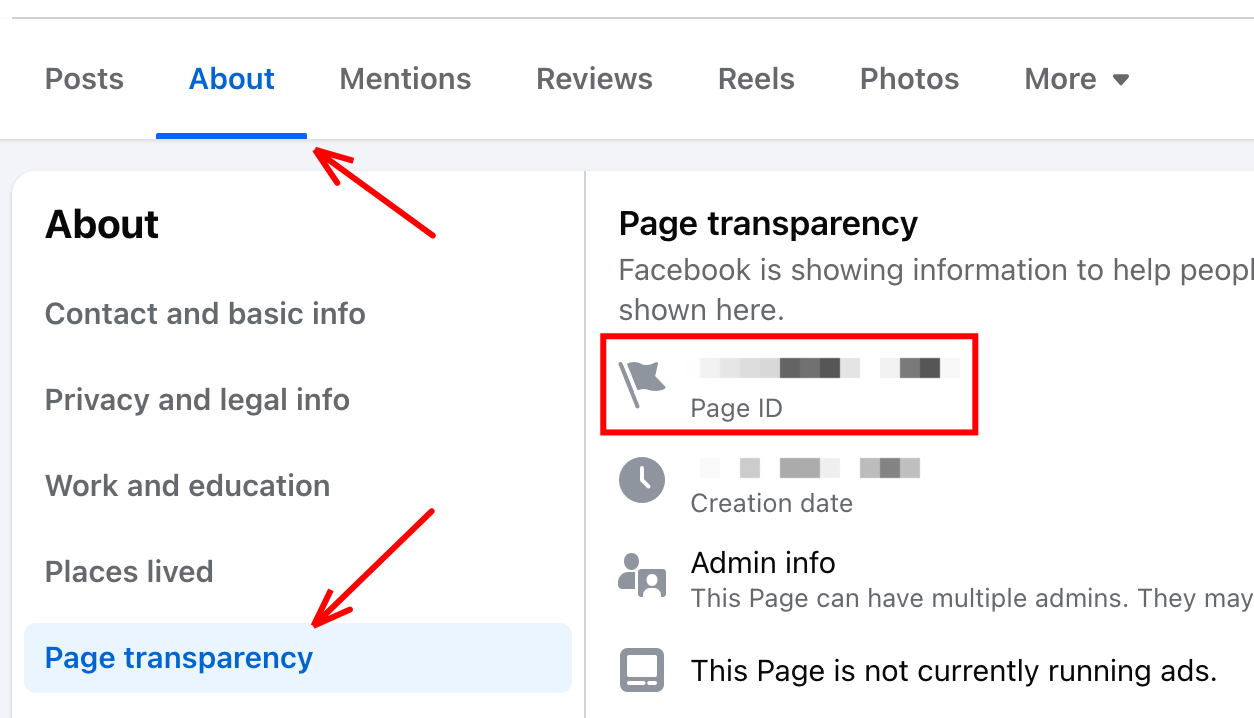 Facebook Page ID